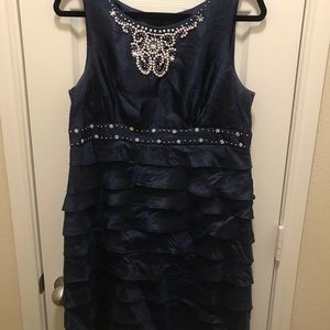 Navy cocktail dress